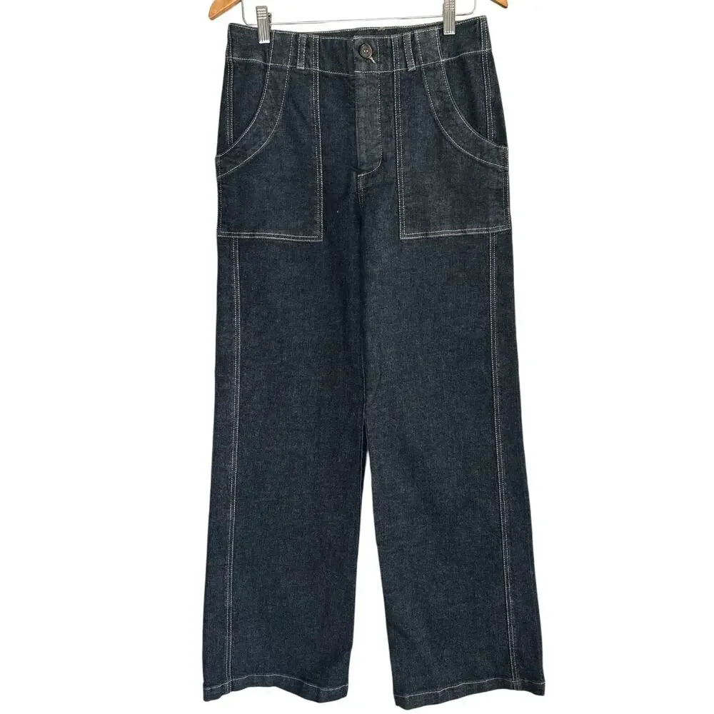 Pharaoh Collection Max Pant in Stretch Denim Size 8 NWOT - Picture 4 of 8